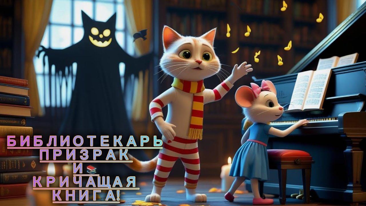 Библиотекарь Призрак и 📚 Кричащая Книга!