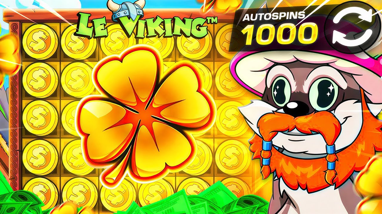 I GOT A GOLD CLOVER on Le Viking SLOT!! 