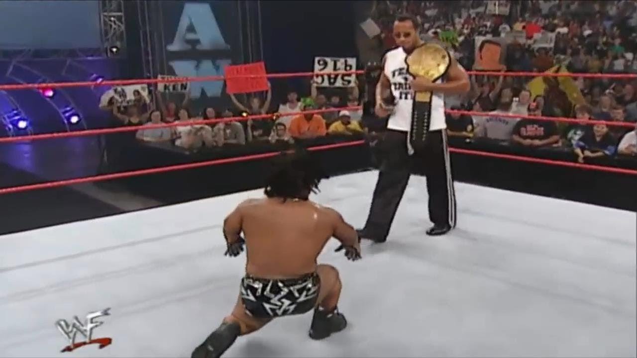 Mini Booket T Doing Spinaroonie In Front Of Rock Funnniest Segment Ever HD