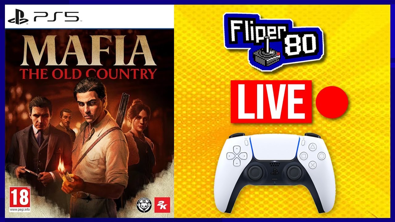 Mafia The Old Country PS5 PRO EP01 - As primeiras horas! Maravilhoso!