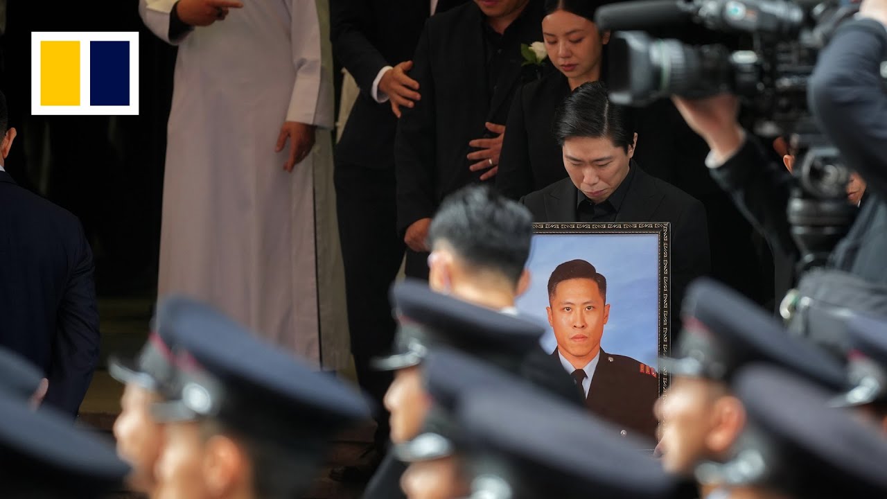 Fallen firefighter gets hero’s farewell in Hong Kong