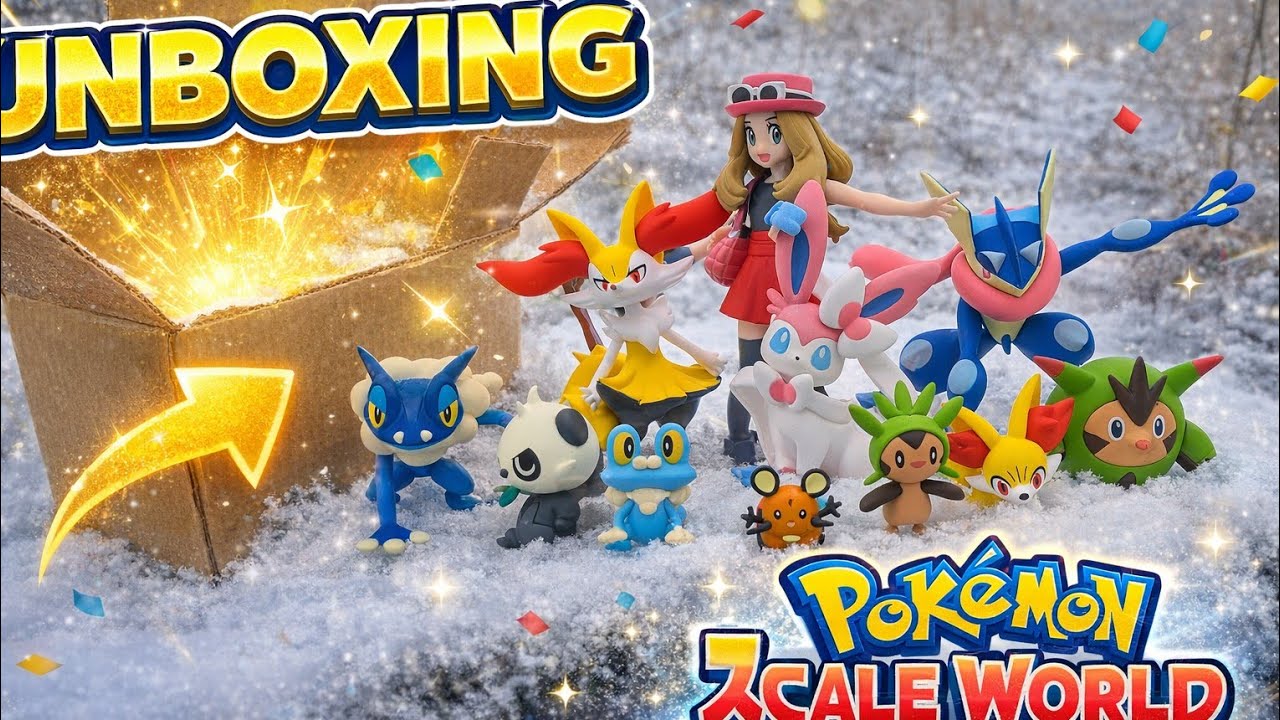 POKéMON SCALE WORLD KALOS UMBOXING