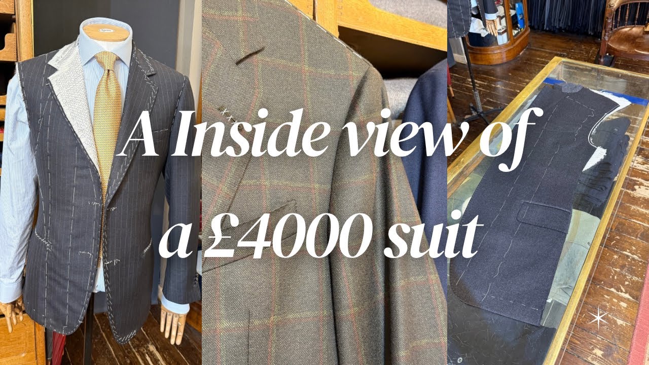 A inside view of a £4000 suit