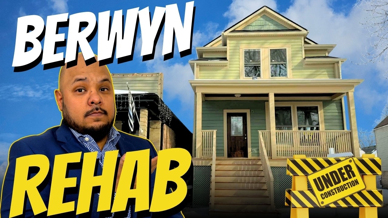 Homes For Sale in Chicago | Berwyn Rehab Property Tour