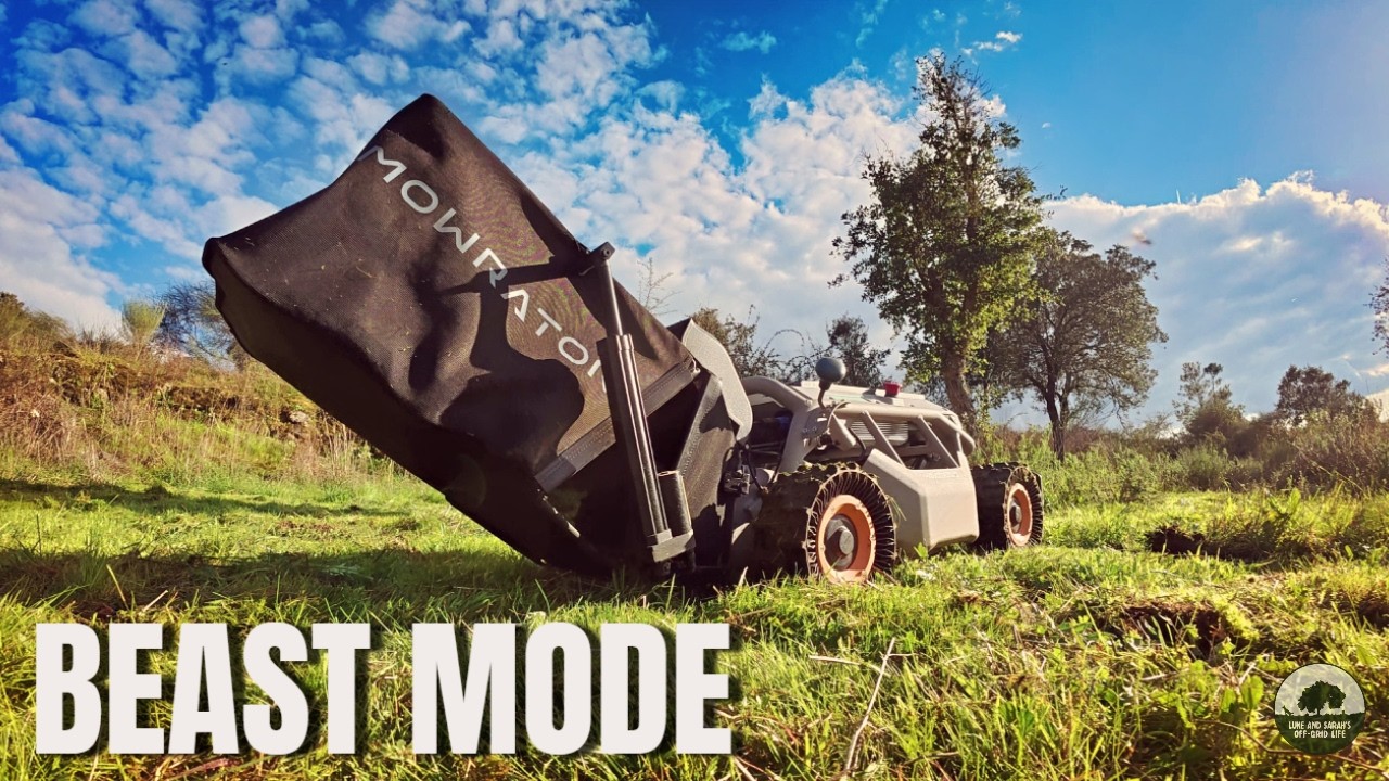 A day in the life of a robot lawn mower - The Mowrator S1 4WD #roboticlawnmower