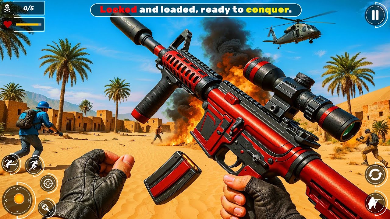 FPS Robot Shooter Strike Anti-Terrorist Shooting🚁🪂 New #2026​ Update  Android GamePlay #fps 