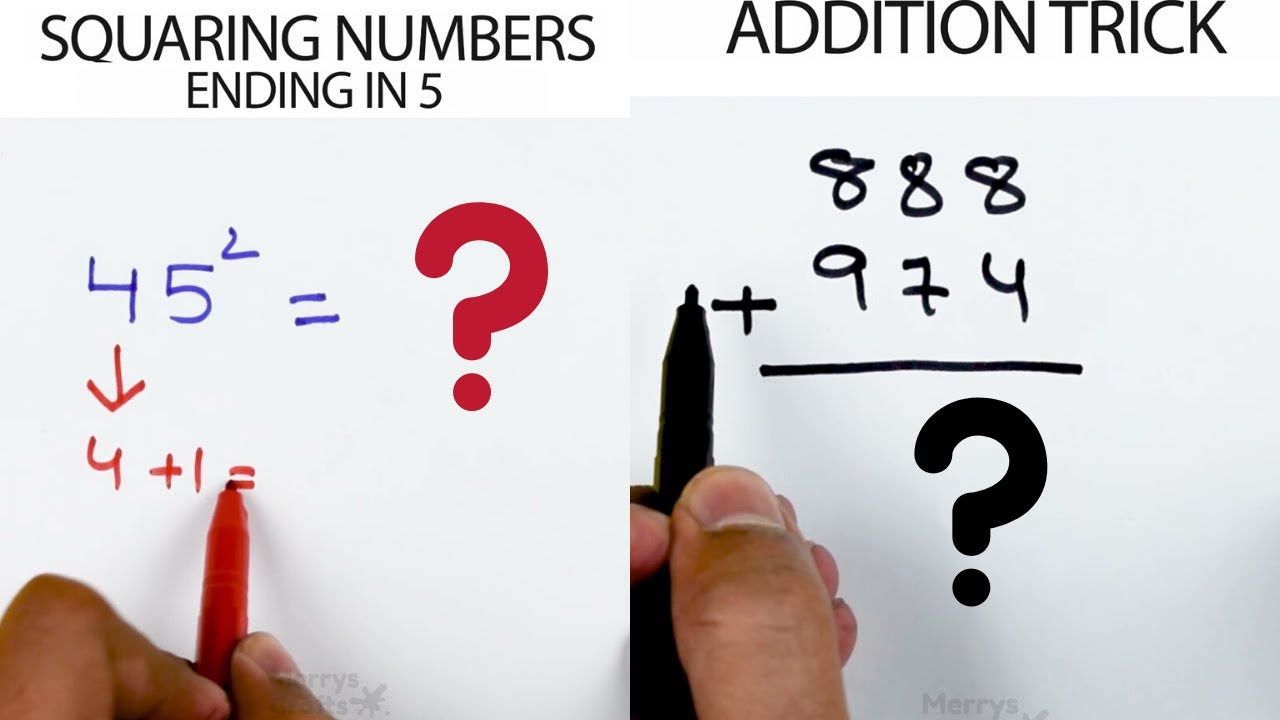 8 Maths Tricks That Will Blow Your Mind | Maths Tricks | Maths Hacks