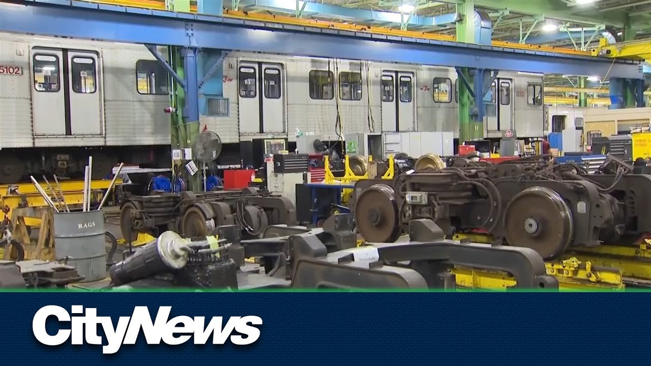 TTC subway trains on Line 2 are nearing the end of their lifespan