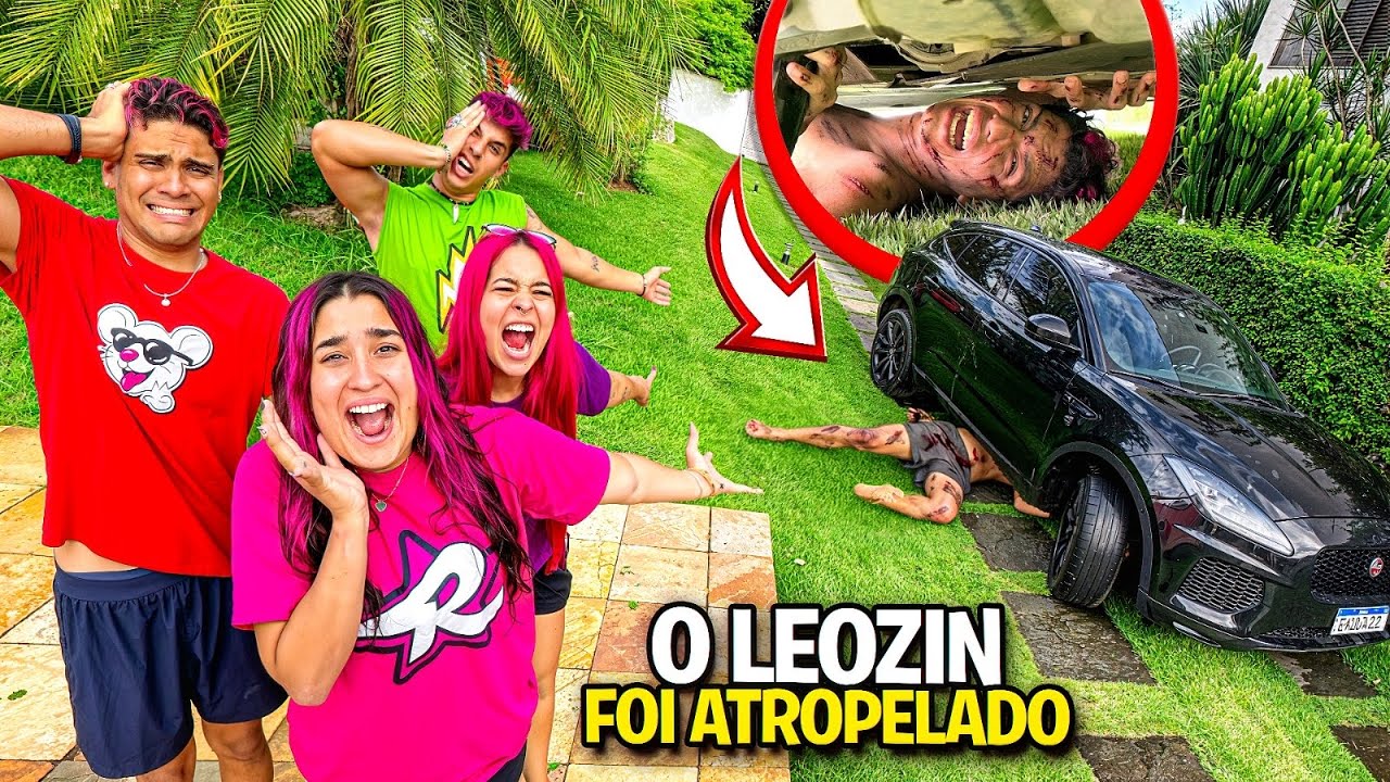 O LEOZIN FICOU PRESO D`BAIXO DO CARRO *Atropelaram ele?