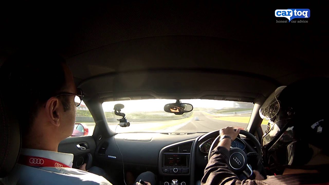 Audi R8 V10 Plus on Buddh Circuit by CarToq.com