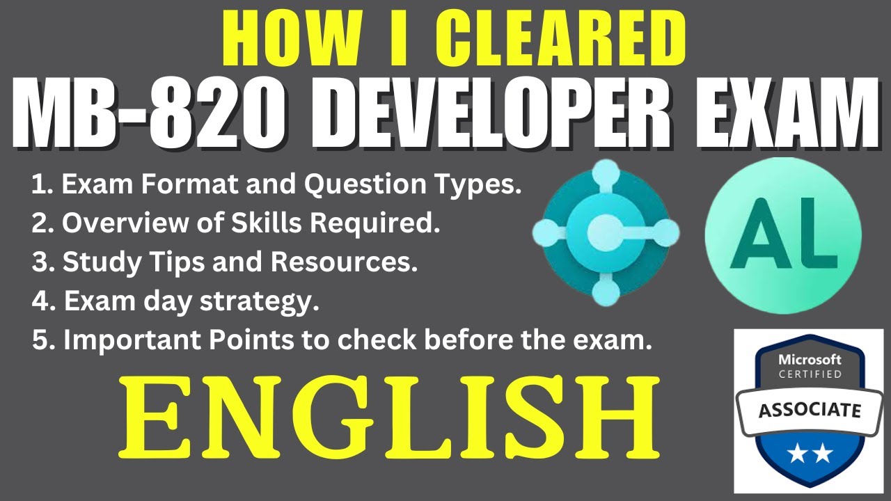 How I Passed the MB-820 Exam | Microsoft Dynamics 365 Business Central Certification Tips