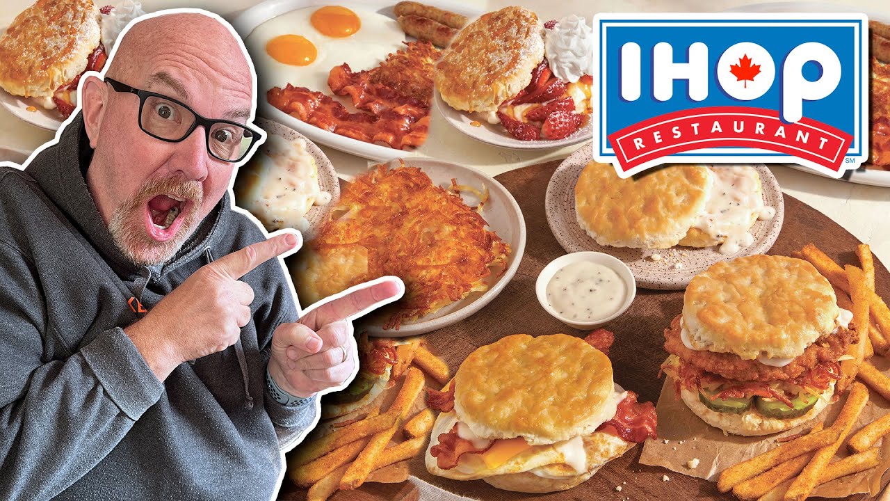 Съесть всё бисквитное меню ❤️🥞 в IHOP 🥞❤️