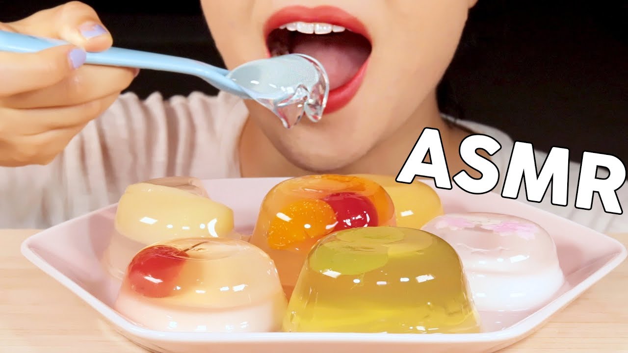 ASMR Fruit&CherryBlossom JELLY 과일젤리, 벚꽃젤리🌸 먹방 | MINEE EATS