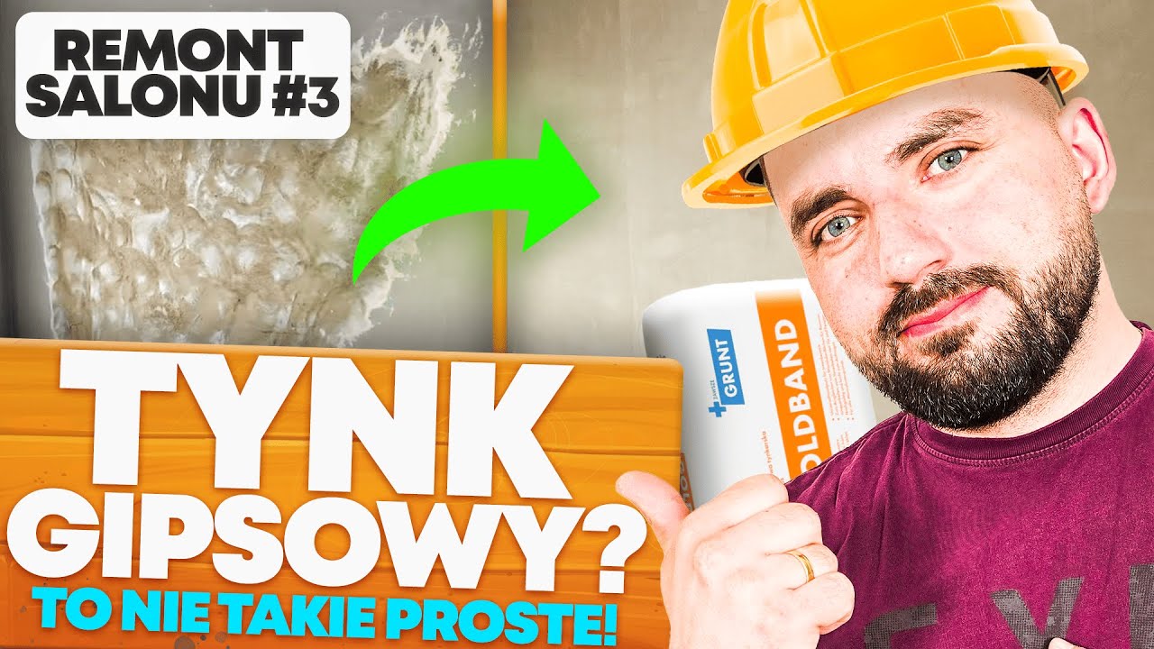 Zrobiłem TYNK GIPSOWY SAMEMU - Czy wyszło dobrze? Oceń sam!  Tynkowanie ręczne z Goldband