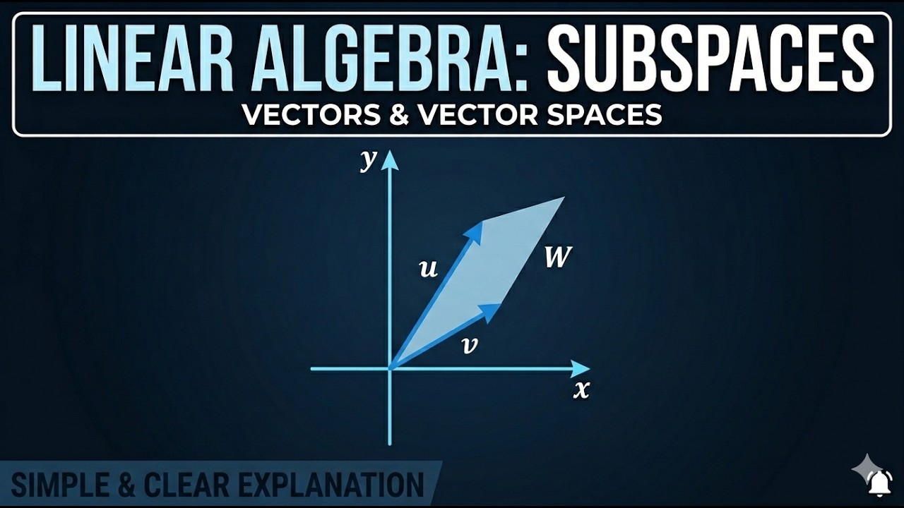 Linear algebra section 2 ( subspace )