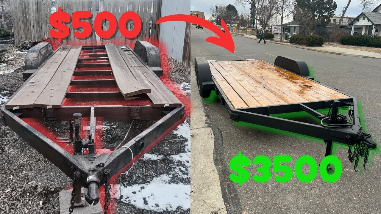 Turning $500 Trailer into a $3500 Trailer (Budget Restoration)