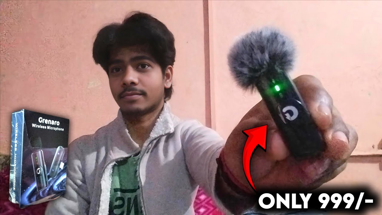 Grenaro Wireless Mic Under 999/- | Best Mic For YouTube Videos In Budget |