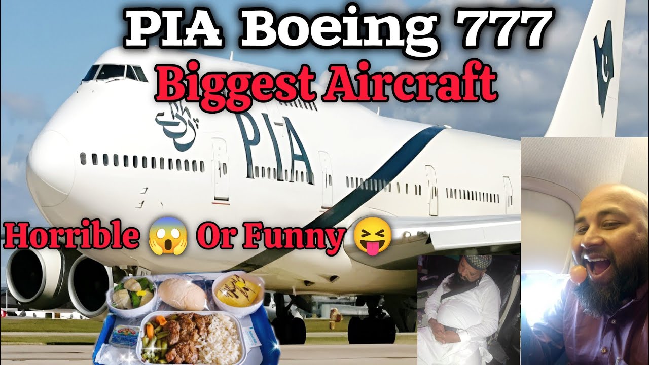 PIA Boeing 777 Funny Travel Vlog | Jeddah to Lahore Journey + Food Review