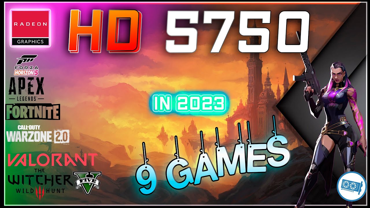 🔵AMD Radeon HD 5750 in 9 GAMES        (2023)