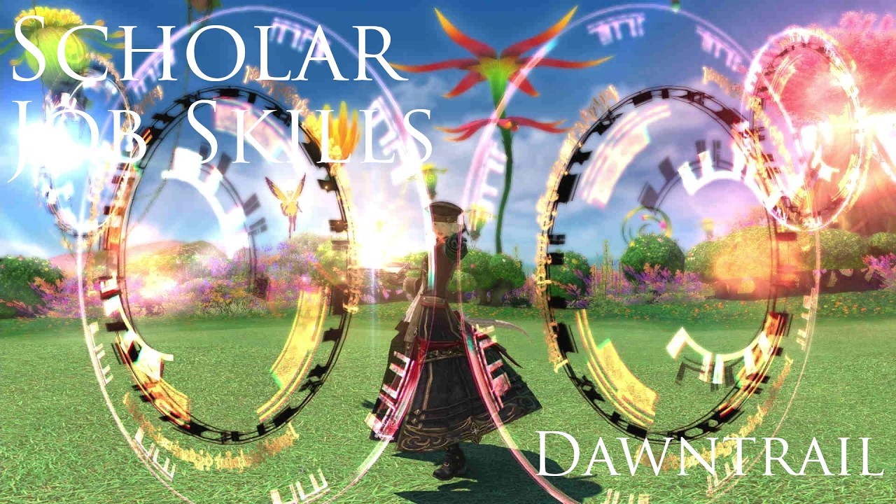 Scholar Job Skill Animations Dawntrail FFXIV | 学者 ジョブアクション動画