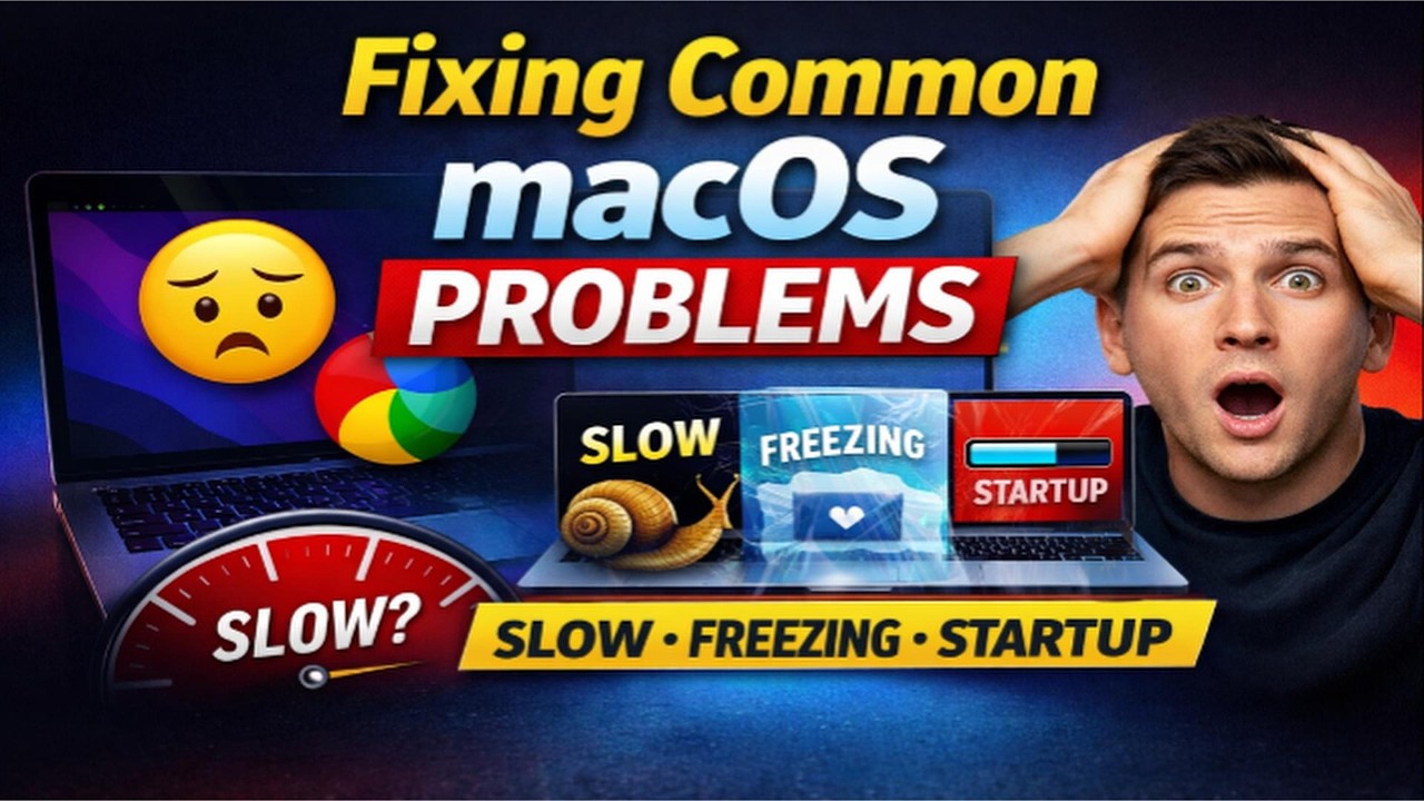 Fixing Common macOS Problems (Slow, Freezing, Startup Issues)