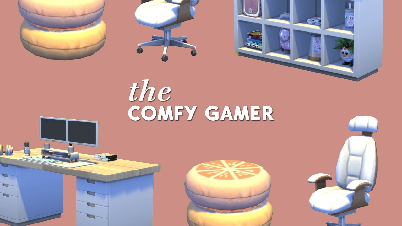 COMFY GAMER Kit Overview- Build & Buy | Sims 4