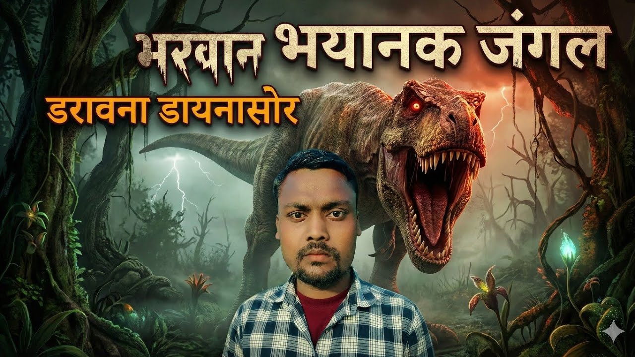 “No Screams. No Escape. Only Survival | Dinosaur Horror”Hollywood Style Silent Horror”