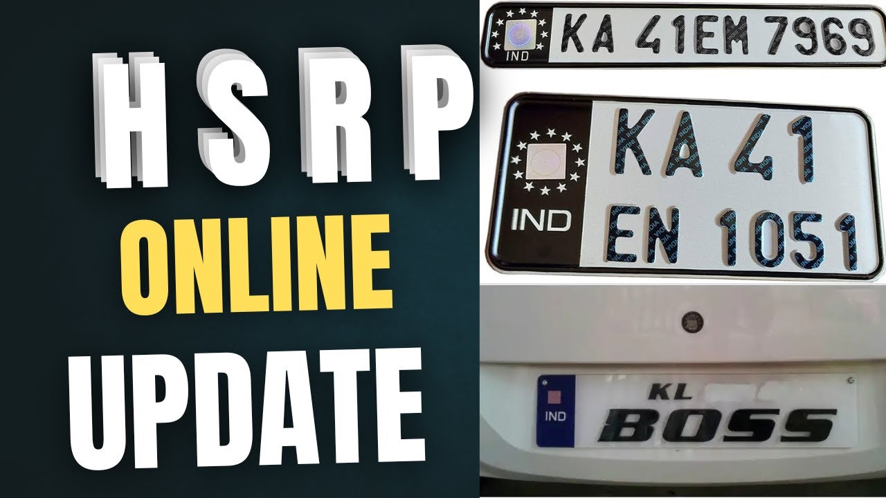 HSRP Online Update Kaise Kare | High Security Number Plate Apply & Status Check #youtubeshorts