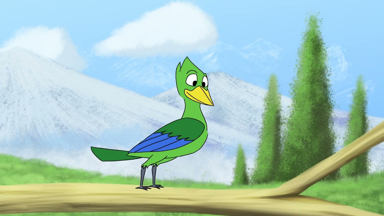 2D Bird Cut Out Animation (OpenToonz)