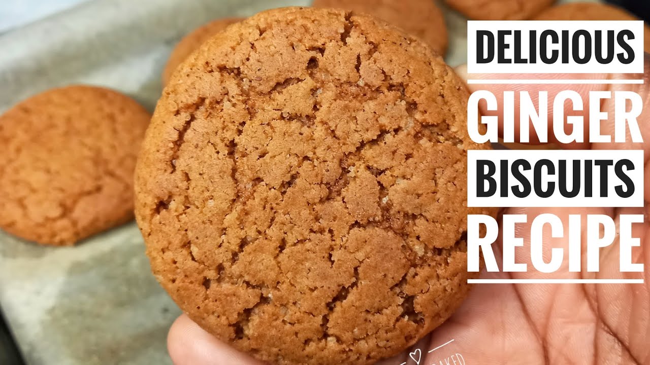 Delicious Ginger Biscuits Recipe |begginer friendly| easy recipe. #bakingrecipes #recipe #food