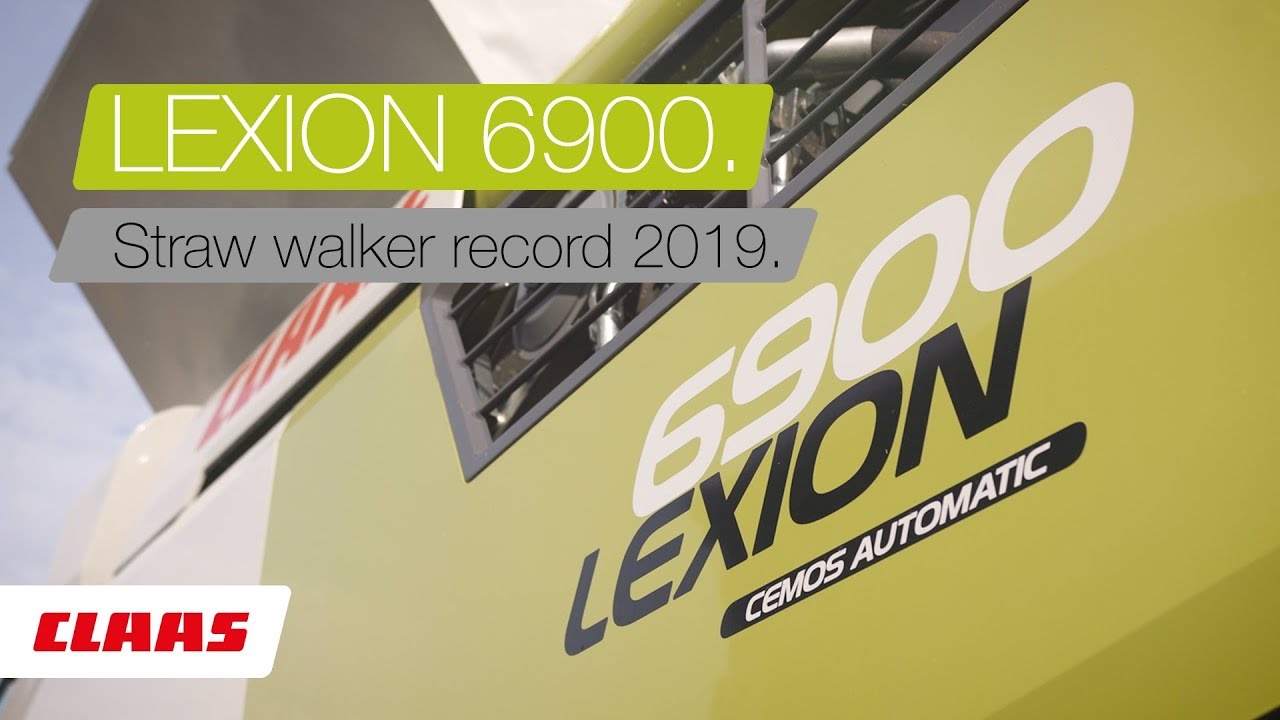 CLAAS LEXION 6900. Straw walker record 2019.