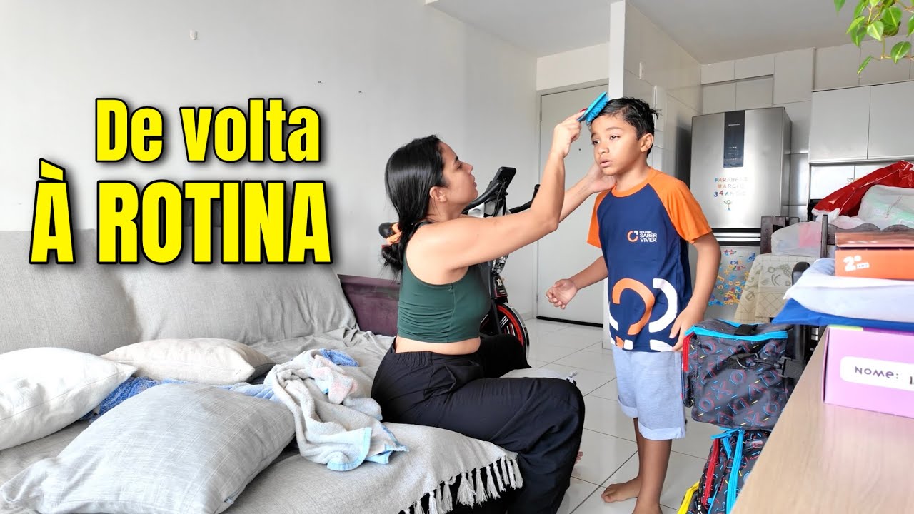 Volta às aulas do meu filho 🙌🏻 Organização do primeiro dia 📚