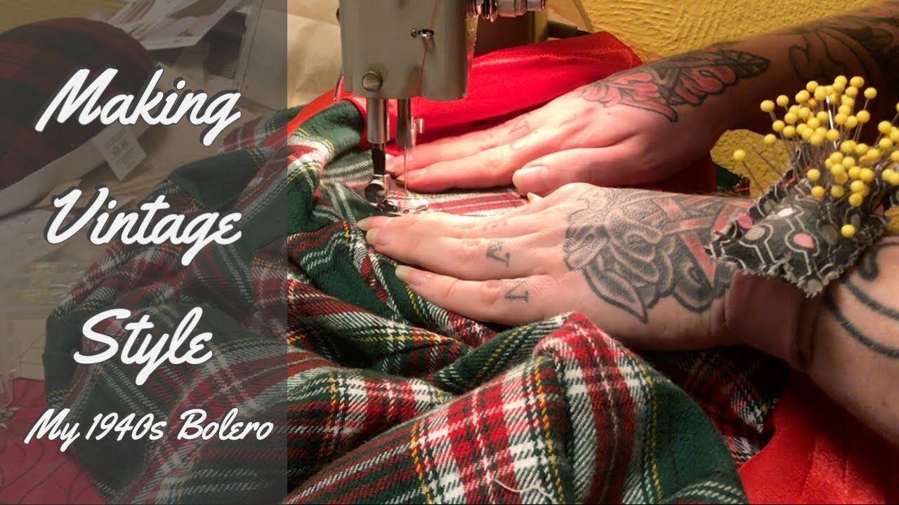 Making Vintage Style: My 1940s Bolero (Simplicity 8462)