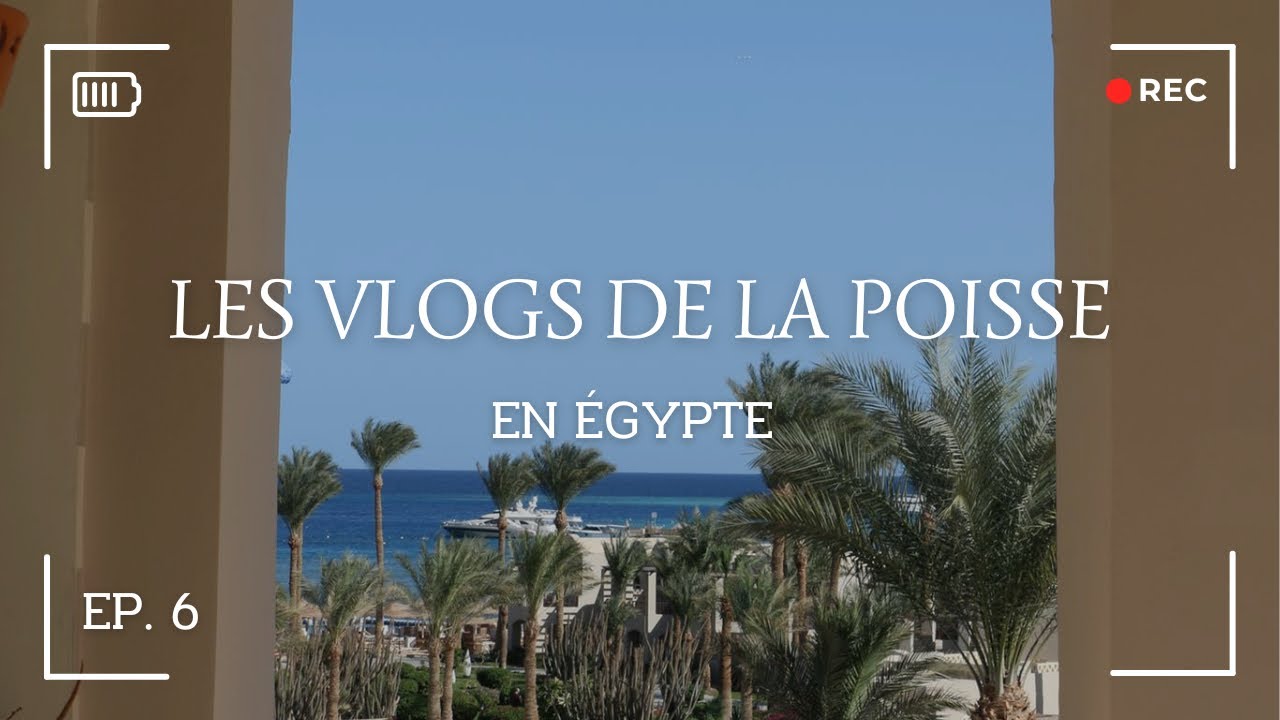 VLOGS DE LA POISSE – 6/8 - Égypte en famille : Spa, plongée et journée chill (repos bien mérité)