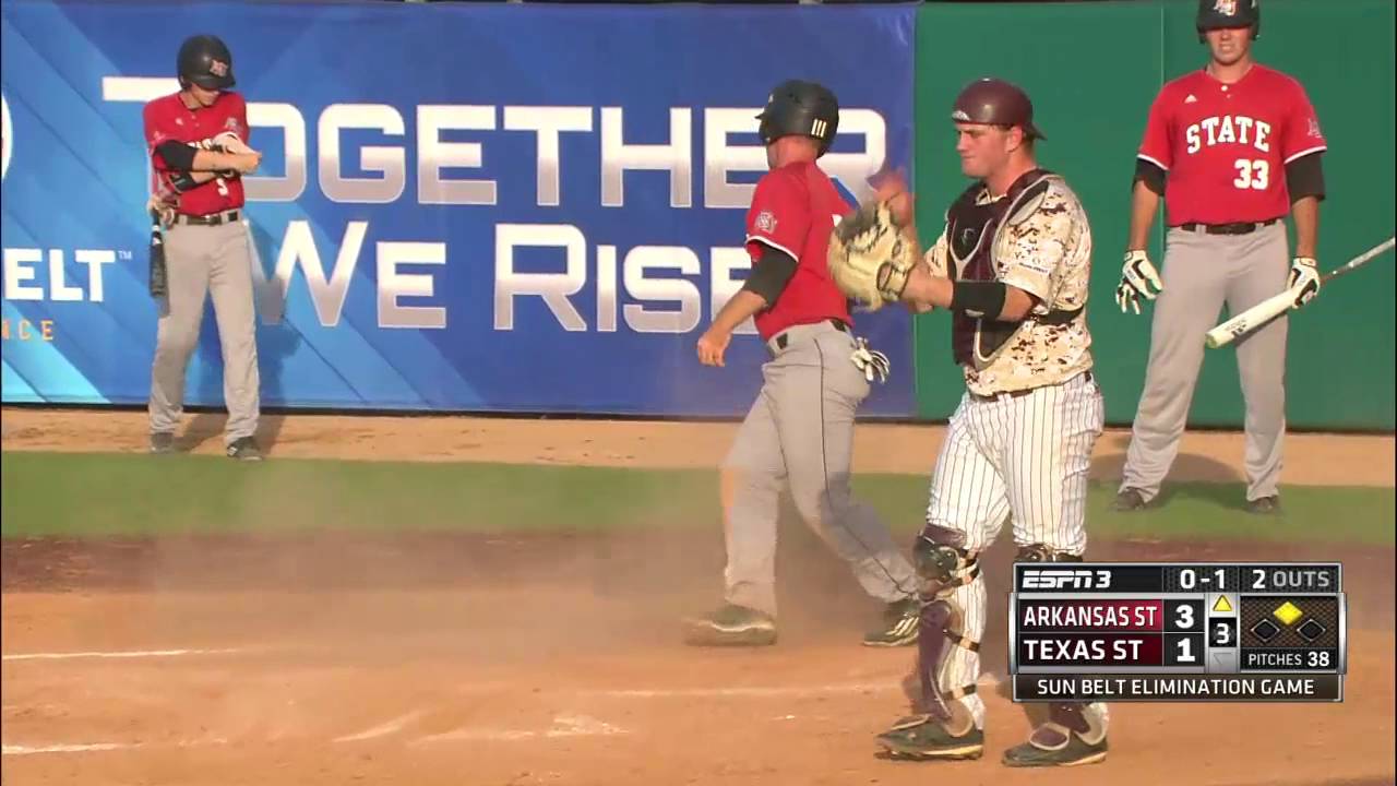 2016 Sun Belt Conference Baseball Championship: Arkansas State vs Texas State Game 10 Highlights