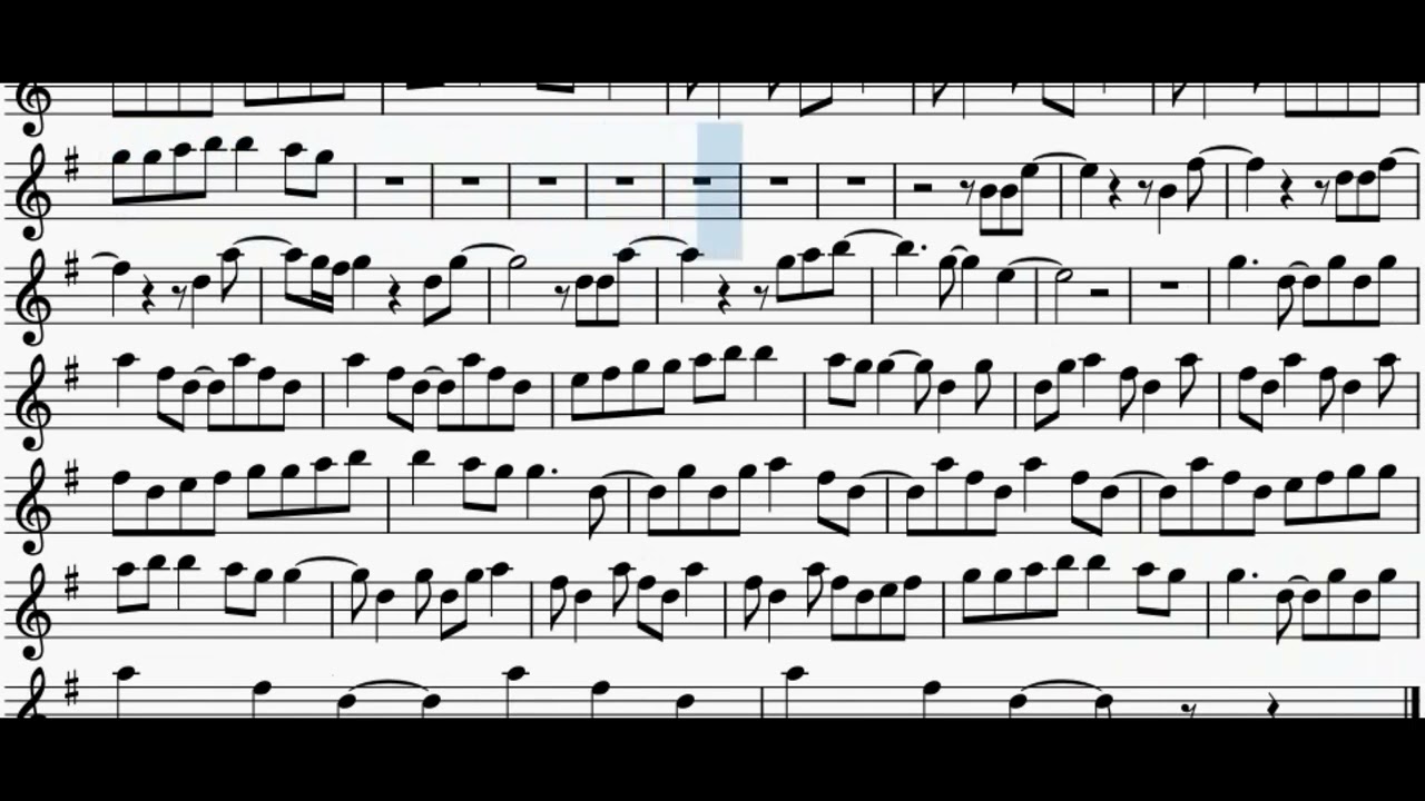 Always - Erasure TENOR saxophone notes sheets Bb
