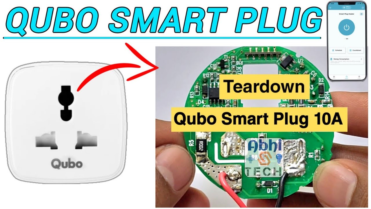 Qubo Smart Plug 10A Dissembling 😱#trending #viral #experiment #electrifyingenergy #teardown.