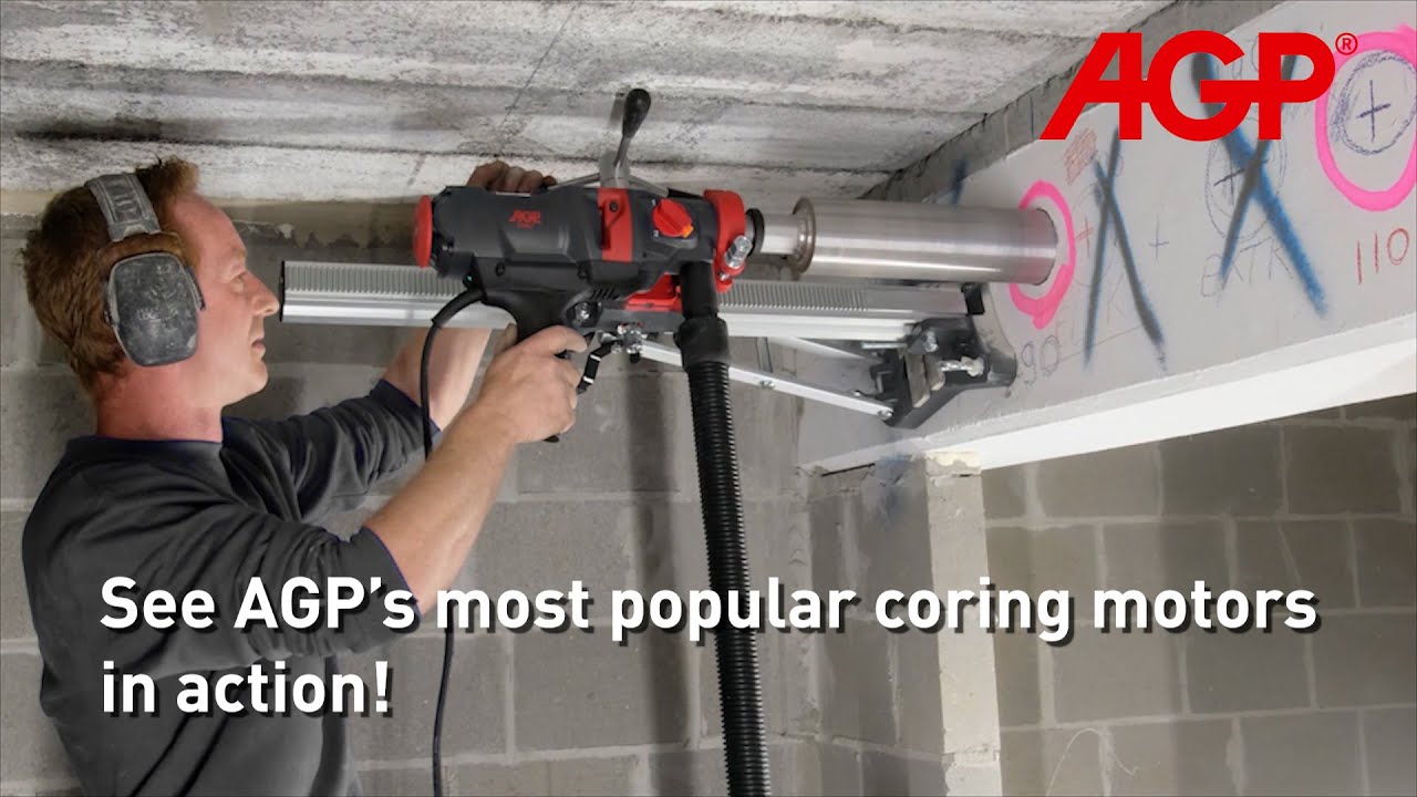 See AGP’s most popular coring motors in action!