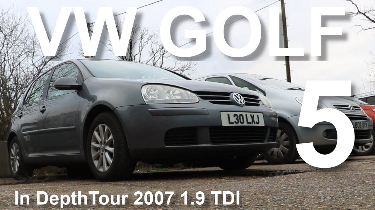 2007 Volkswagen VW Golf Match 1.9 tdi 104 bhp MK5,  start up quick in depth tour