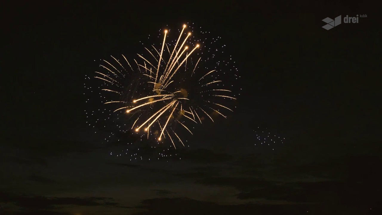 D&uuml;sseldorf Rheinkirmes 2019 Feuerwerk Full HD