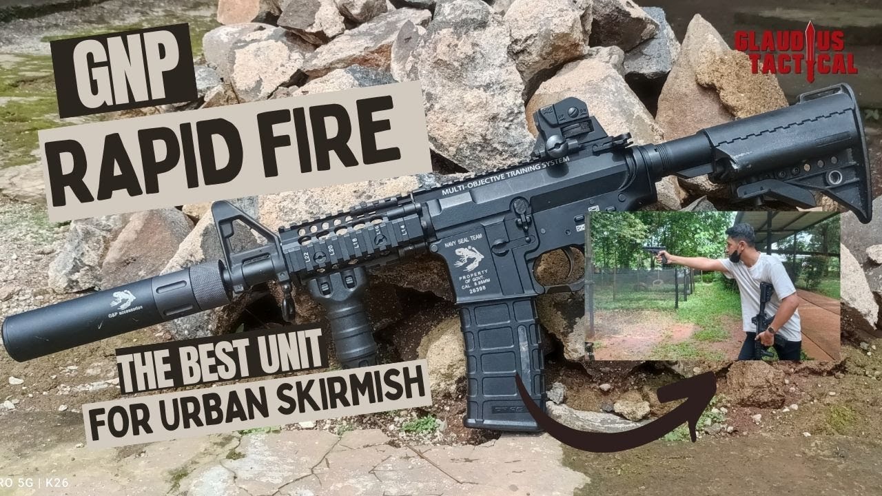 UNIT AIRSOFTGUN TERBAIK BAGI PEMULA G&P RAPID FIRE THE BEST UNIT FOR URBAN SKIRMISH