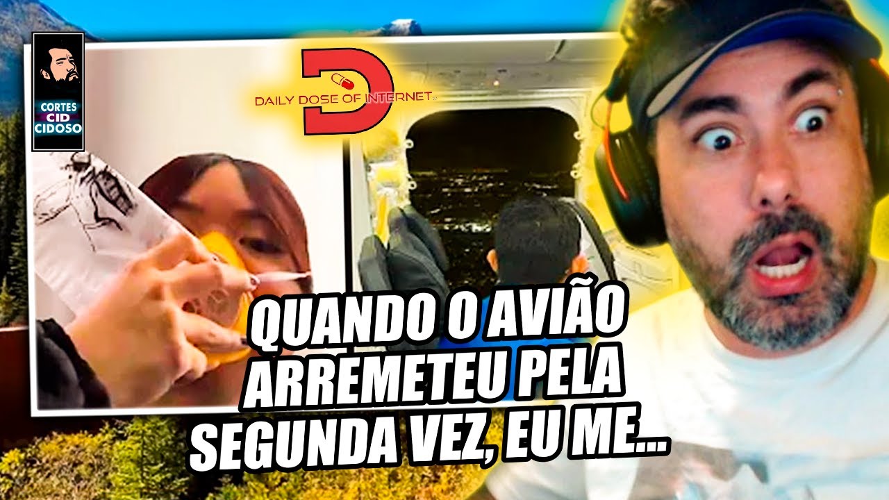 A PORTA DO AVIÃO CAIU DURANTE O VÔO - DAILY DOSE