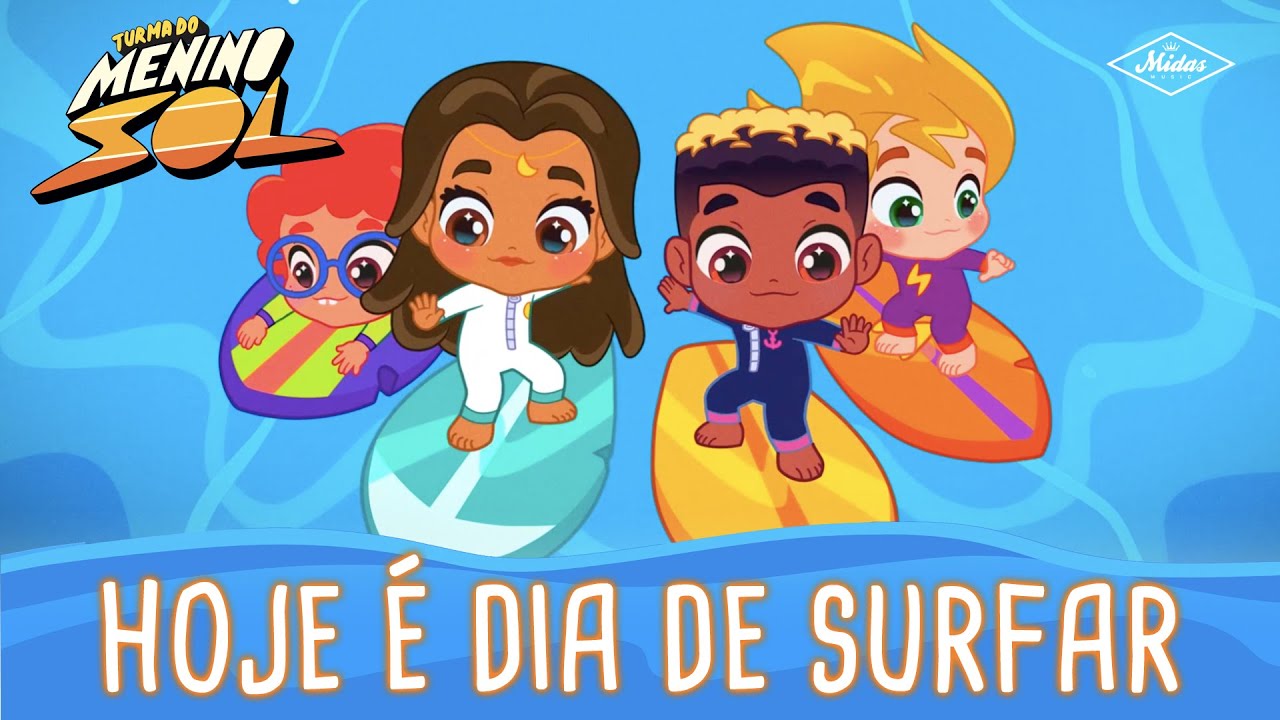 Turma do Menino Sol & Vitor Kley - Hoje é Dia de Surfar (Videoclipe Oficial)