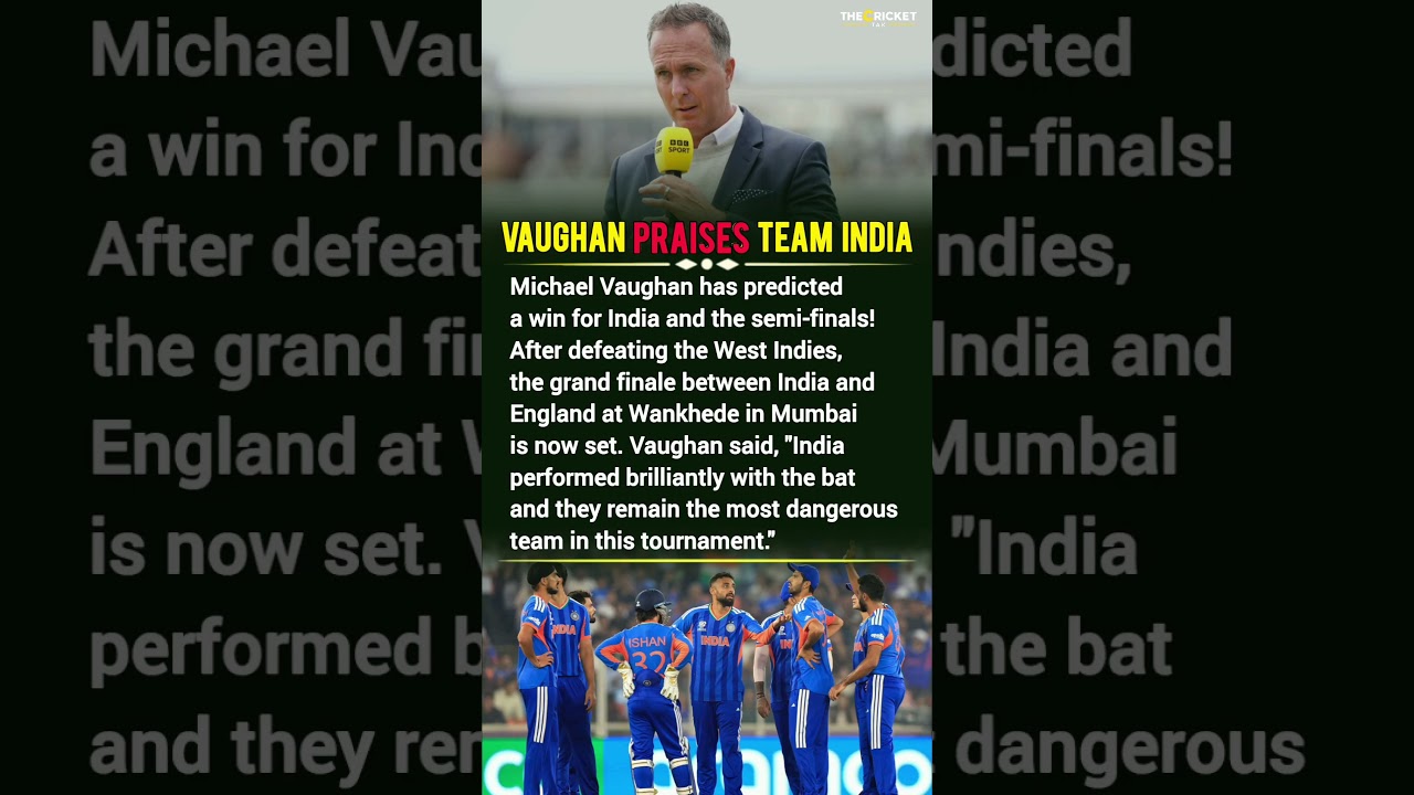 Vaughan Praises Team India #T20WorldCup2026 #super8 #indvswi
