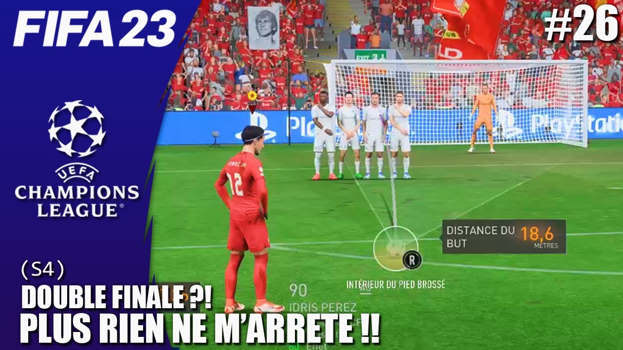 FIFA 23 - Carri&egrave;re Joueur (S4) : FINALE DE LDC..COUP FRANC DE LA VICTOIRE ?? 😍🏆#26