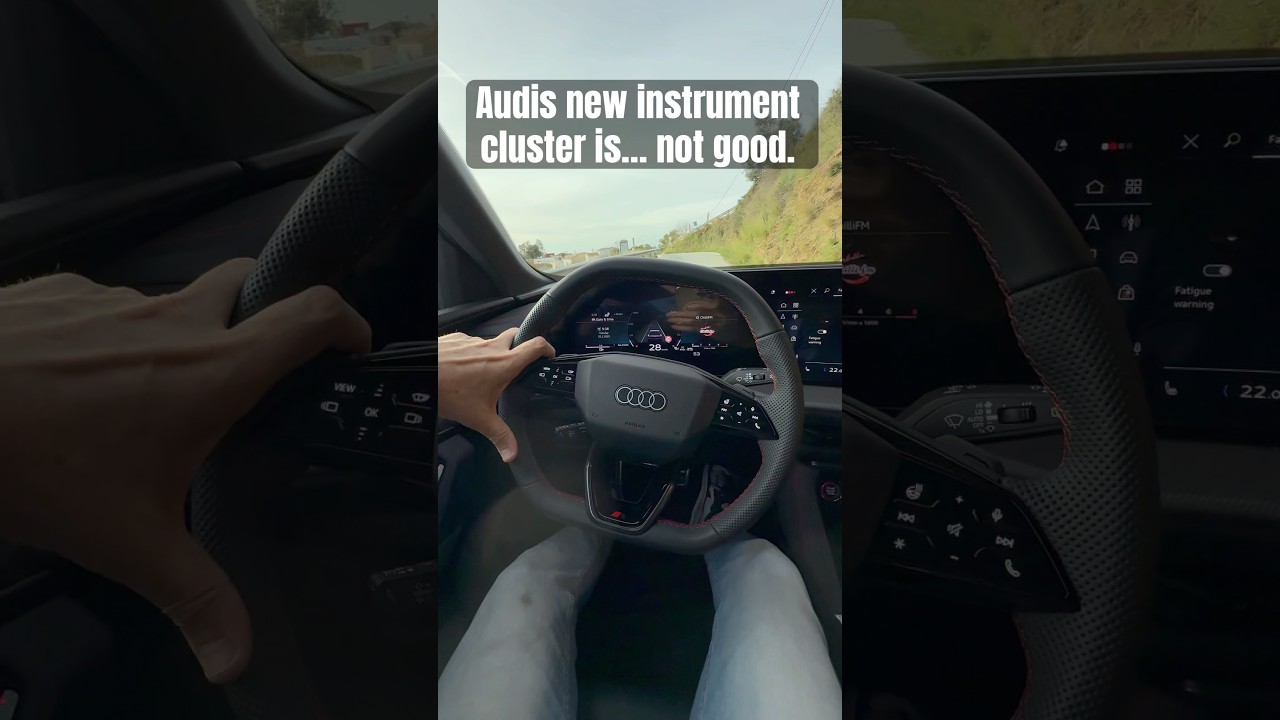 Audis new instrument cluster is not good & confusing!
