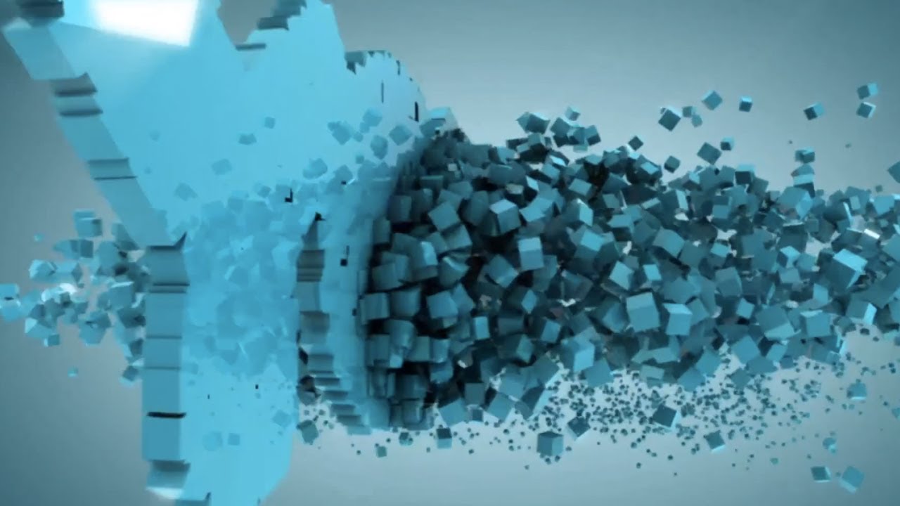 Cinema 4D tutorial - MoGraph 2 - Cubes into Letters [part 1]