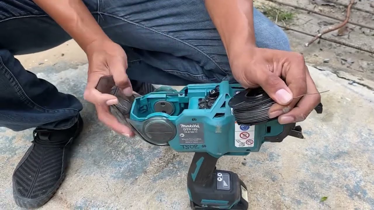 How to replace Tie wire and Real Makita DTR180