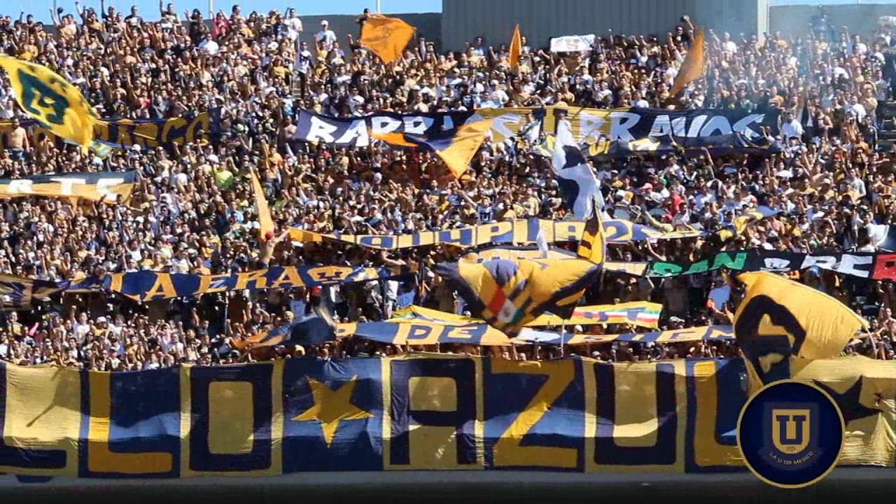 Espectacular recibimiento de la Rebel a Pumas en los cuartos de final AP2018