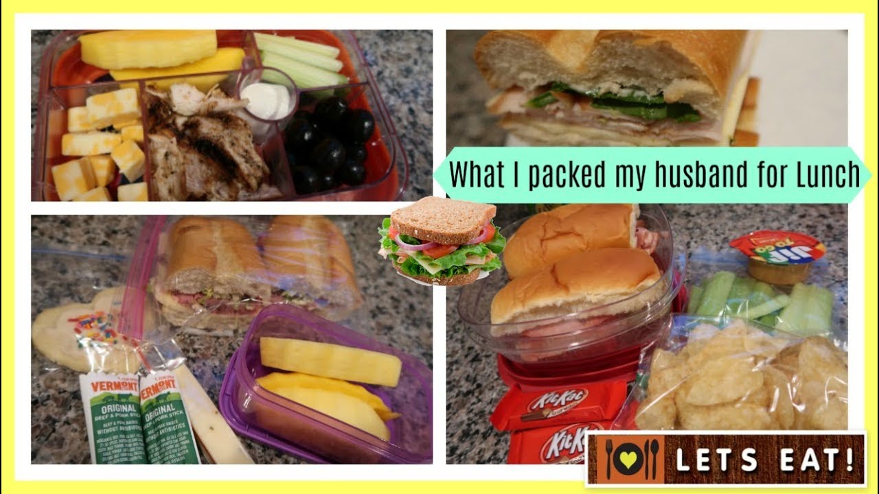 What I packed my Husband for lunch this week | Money saving Lunches
